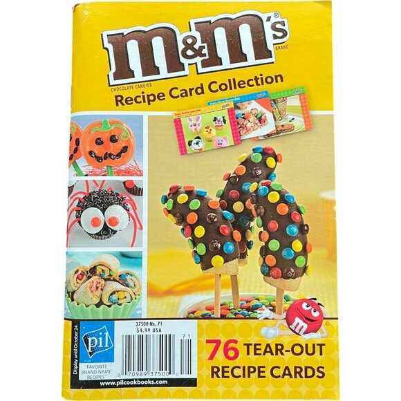 M&M's Recipe Card Collection 76 Tear Out‎ Cards - Picture 1 of 5